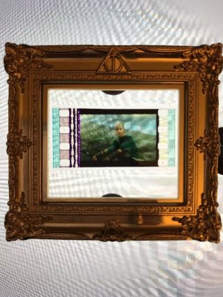 Rare Framed Harry Potter Film Cell Pin With 3 Movie Cells 2