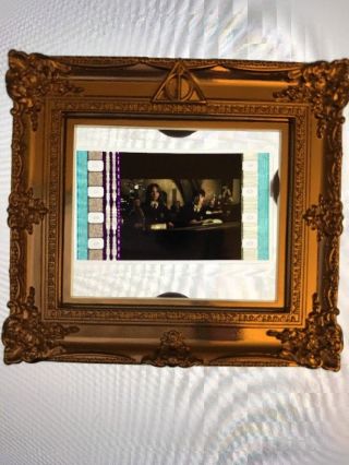 Rare Framed Harry Potter Film Cell Pin With 3 Movie Cells 3