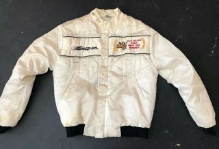 Snap On Tools Collectable 1984 Rick Mears Indy 500 Jacket Szmed Very Rare Antiqu