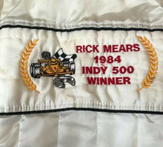 Snap On Tools Collectable 1984 Rick Mears Indy 500 Jacket SzMed VERY RARE ANTIQU 3