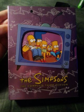 The Simpsons Season 3 Dvd Third Banned Episode Rare Oop