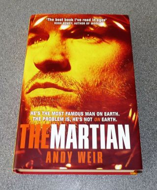 The Martian - Andy Weir - 1st Edition 2014 Signed Hardback Rare