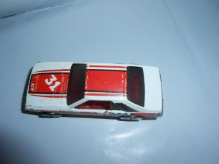 VTG 1979/1980s HOT WHEELS RARE WHITE TURBO MUSTANG GT GOLD HOT ONES MALAYSIA 4