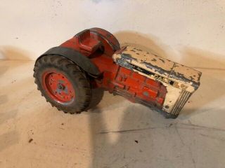 Vintage Rare Case 930 Tractor 1/16 Wf Metal Wheel Rims Front Axle Broke Off