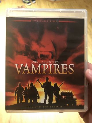 John Carpenter’s Vampires Blu - Ray Twilight Time Oop Rare Horror