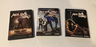 Ash Vs Evil Dead Complete Series 1 - 3 Bruce Campbell Starz Sam Raimi Rare Horror