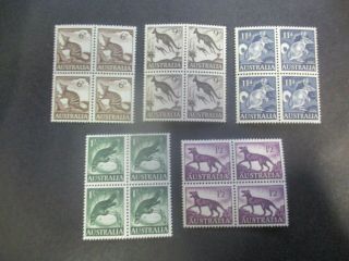 Pre Decimal Stamps: Animals Block Of 4 Mnh - Rare (f135)