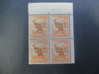Pre Decimal Stamps: Bcof Block Of 4 - Rare (c127)