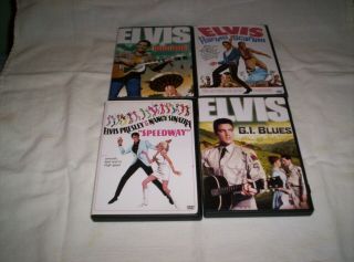 Roustabout (dvd - 1) Has Rare Cover Art) G.  I.  Blues - Harum Scarum - Speedway - Elvis
