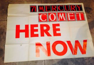 1971 Mercury Comet Dealer Showroom Car Poster Gt 302 250 170 Art Rare 71