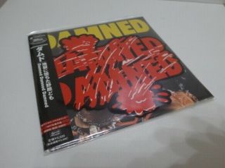 The Damned ‎/ Damned,  RARE JAPAN MINI LP CD w/OBI Out Of Print Sticker Cover 2