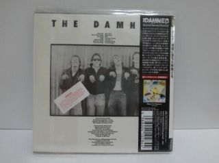 The Damned ‎/ Damned,  RARE JAPAN MINI LP CD w/OBI Out Of Print Sticker Cover 4