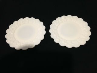 2 Rare Westmoreland Paneled Grape 1881 Bread & Butter 6 1/4 " W Plate More Availa