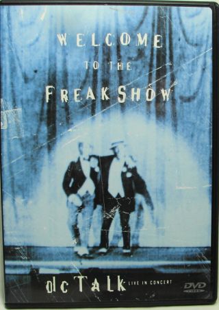 Welcome To The Freak Show Dc Talk,  Live In Concert Rock,  Dvd,  2003 Rare,  Like
