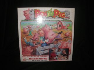 Rare 1990 Golden Pen The Pig Board Game Vintage Complete Without Instructions