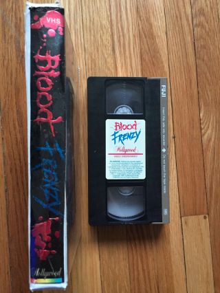 Blood Frenzy (1987) Hollywood Home Video VHS Horror Slasher Cult EXTREMELY RARE 3