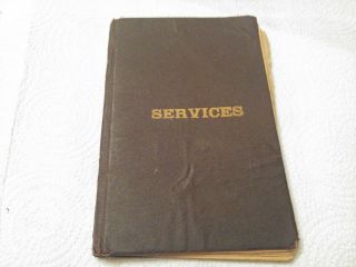 Rare 1904 Services For The Use Of The Grand Army Of The Republic Guide Military