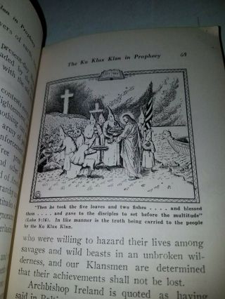 Rare 1925 Ku Klux Klan in prophecy by bishop alma white A M 6