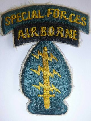 Us 5th Special Forces Airborne - Rare Sog - Arrow Head Patch - Vietnam War - 882