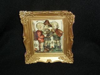 Vintage German Hummel Music Box With Pull String - Rare & Hard To Find.