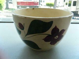 Vintage " Watt " Pottery Large Mixing Bowl Starflower Rare 65