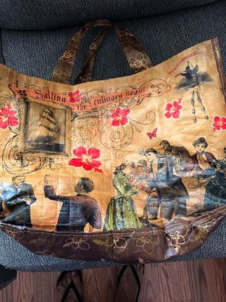 Trader Joe’s Vintage Rare “sailing The Culinary Seas” Reusable Bag