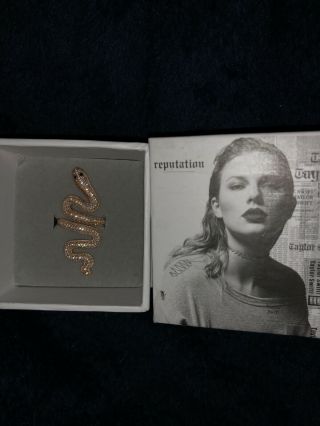Rare Taylor Swift 2017: Rose Gold Snake Ring Reputation Tour