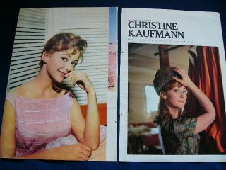 1960s Christine Kaufmann Taras Bulba Japan Vintage 29 Clippings Very Rare