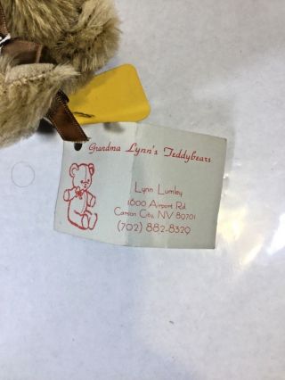 RARE & So Stunning Artist Miniature Bear Lynn Lumley of Grandma Lynn Bears 4