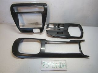 1997 - 2001 Honda Prelude Factory Carbon Fiber Trim Kit Rare Type S Oem Jdm