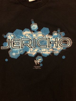 VINTAGE WWF Chris Jericho Y2J T - Shirt Raw is Jericho XL WWE WCW ECW NWO Rare 2