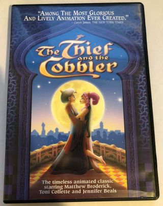 The Thief And The Cobbler (dvd) Matthew Broderick Rare Oop Region 1 1993,  Htf
