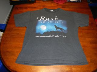 Vintage Rush Test For Echo 1996 - 97 Concert Tour T Shirt Men’s Xl Rare