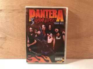 Rare Pantera 3 Vulgar Videos From Hell Dvd 2006 2 - Disc Set With Poster
