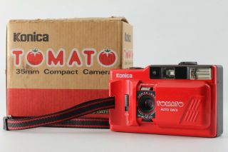 [rare In Box] Konica Tomato Pop - 10 Red 35mm Point & Shoot Camera K775