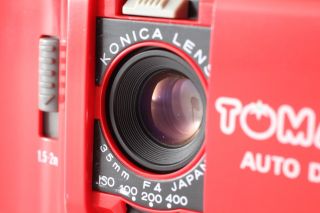 [Rare in Box] Konica TOMATO POP - 10 RED 35mm Point & Shoot Camera K775 2