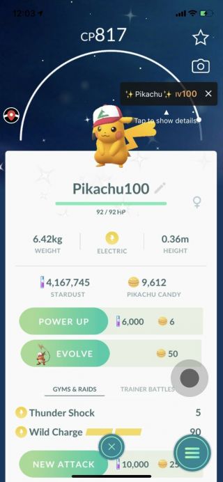 Pokemon Go Rare Trade Shiny Pikachu Ash Hat