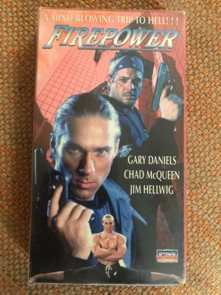 Firepower Vhs Pm Homevideo Rare Htf Ultimate Warrior Gary Daniels Hellwig 1993