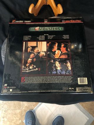 Ghostbusters 2 Vintage 1989 Rare LaserDisc Laser Video Disc 5