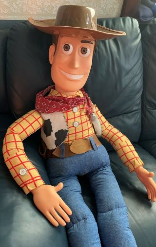 Huge Htf - Rare - Woody From Toy Story 2 Over 4 Ft Tall