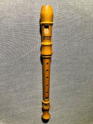 Rare Vintage Hohner Solo - Luxus made in Germany Recorder 3