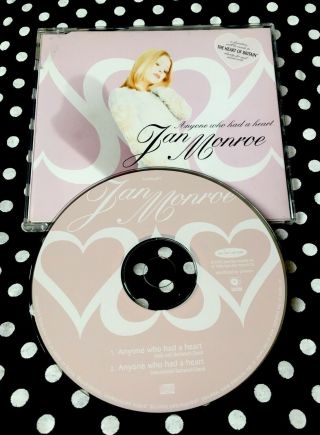 Jan Monroe - Anyone Who Had A Heart Rare Cd Single Prod.  By Stock/aitken