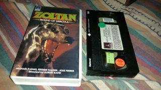 Zoltan: Hound Of Dracula Vhs Horror Very Rare Clamshell Release