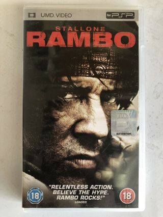 Rambo (umd Movie For Psp,  2008) Rare