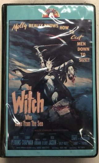The Witch Who Came From The Sea Vhs Unicorn Clamshell Millie Perkins Rare Horror