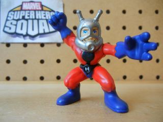 Marvel Hero Squad Very Rare Ant - Man Hank Pym Of Avengers From Wave 5
