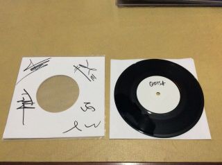 Rare Band Signed Queens Of The Stone Age 7” Fun Machine Took $hit Vinyl Lp