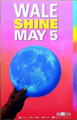 Wale Shine Ltd Ed Rare Poster,  Hip - Hop Rap Poster Maybach Music
