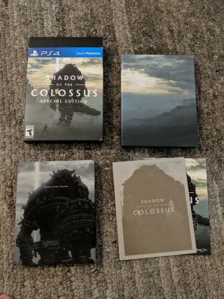 Shadow Of The Colossus: Special Edition (sony Playstation 4,  2018) Rare