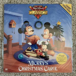Walt Disney’s Mickey’s Christmas Carol Laserdisc - Very Rare